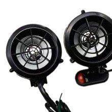 Motorcycle Sound System Colorful Flashing Lights MP3 FM Radio Player Stereo Speakers Music Amplifier