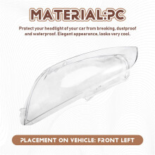 Front Headlight Lens Covers for E92 E93 Coupe Convertible M3 2006 -2010 Clear Headlamp Cover Shell Left