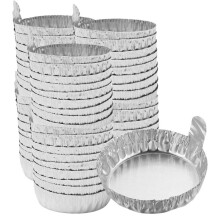 Łódeczki Wagowe Aluminiowe, Tace Wagowe z Folii Aluminiowej, Duże, 100 Sztuk