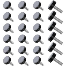 24Pcs Furniture Gliders Screws Foot Pad with 6mm Thread for Legs Smooth Gliding and Floor Protections Gliders