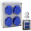 Wall Distributor for Construction Sites, IP44 Surface-Mounted Schuko with 4 X 230 V 16 A Sockets 1