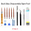Mobiele Telefoon Reparatietoolkit voor Achterglas Cover Leverset 6