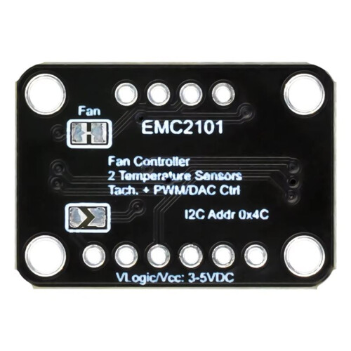 EMC2101 I2C PC Fan Controller Temperature Sensor Temperature Monitoring PC Fan Controller for Computer Cooling System 1