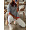 Damen Pullover Strick Gestreift Locker Weich Stilvoll Casual Weiß L — damensweater gestreift, oversize strickpullover, weißer pullover 2
