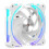 12CM Computer Case Cooling Fan ARGB Light Synchronization PWM Intelligent Temperature Control Silent Fan White 1