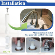 4 Sets 106378 Faucet Handle Stem Extension Kit, Replacement Handle Repair Kit for Moen Roman Tub Faucet