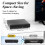 DVD Player 1080P Full HD USB TV CD Discs Player VCD EVD MP3 RW Remote Control AV -Compatible EU Plug 6
