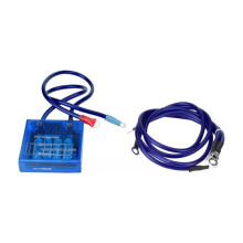 Estabilizador de Voltaje Digital para Automóviles Rectificador Electrónico Universal para Rendimiento Automotriz Azul