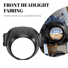 Motorcycle Front Headlight Fairing Cover for Indian Scout Sixty 15-24 Scout Bobber 18-24 Bobber Sixty 20-24 Matte Black
