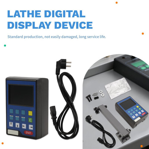 Visualizzatore Digitale per Torni , Display Dro Compatto e Facile da Installare, YH800-3A Spina EU 2