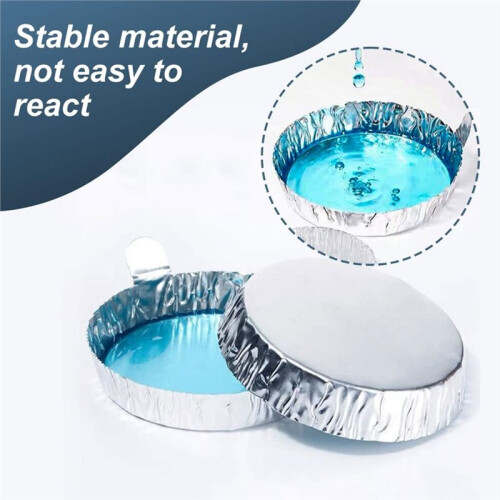 Plateaux de Pesée en Aluminium, Grand Format, 100 Pièces 2