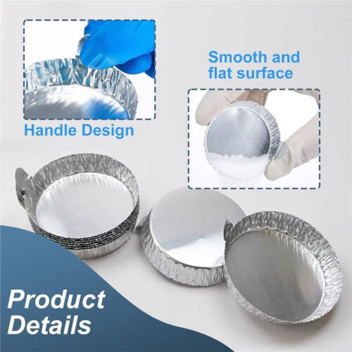 Plateaux de Pesée en Aluminium, Grand Format, 100 Pièces 2