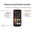 6pin ARGB Controller Computer Case Fan RGB Hub with 6-Pin Interface and 10+2 Wireless Remote Control Not Lighting 4