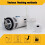 Touchless WC Auto Flush Adjust Toilets Sensor Flushers Set Auto Toilets Flushing Sensor Wireless Transmitter for Toilets 2