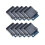 10PCS USB 3.1 Waterproof Type-C Connector 4PIN 5A Female Socket Resistor Support Charging and Discharging 1