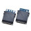 10PCS USB 3.1 Waterproof Type-C Connector 4PIN 5A Female Socket Resistor Support Charging and Discharging 2