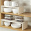 Kitchen Storage Rack Space-Saving Cabinet Organizer Multi-Functional Countertop Tiered Shelf for Home Organization 7