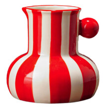 Colorful Ceramic Vase Plant Pots Table Decoration Ornaments Flower Arrangement Floral Vase Room Aesthetic Decor Red