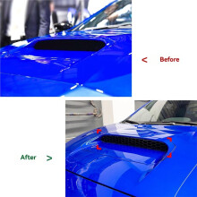 Front Hood Vent Bonnet Cover for WRX STI VA 2014-2021 Hood Air Outlet Dust Cover Accessories