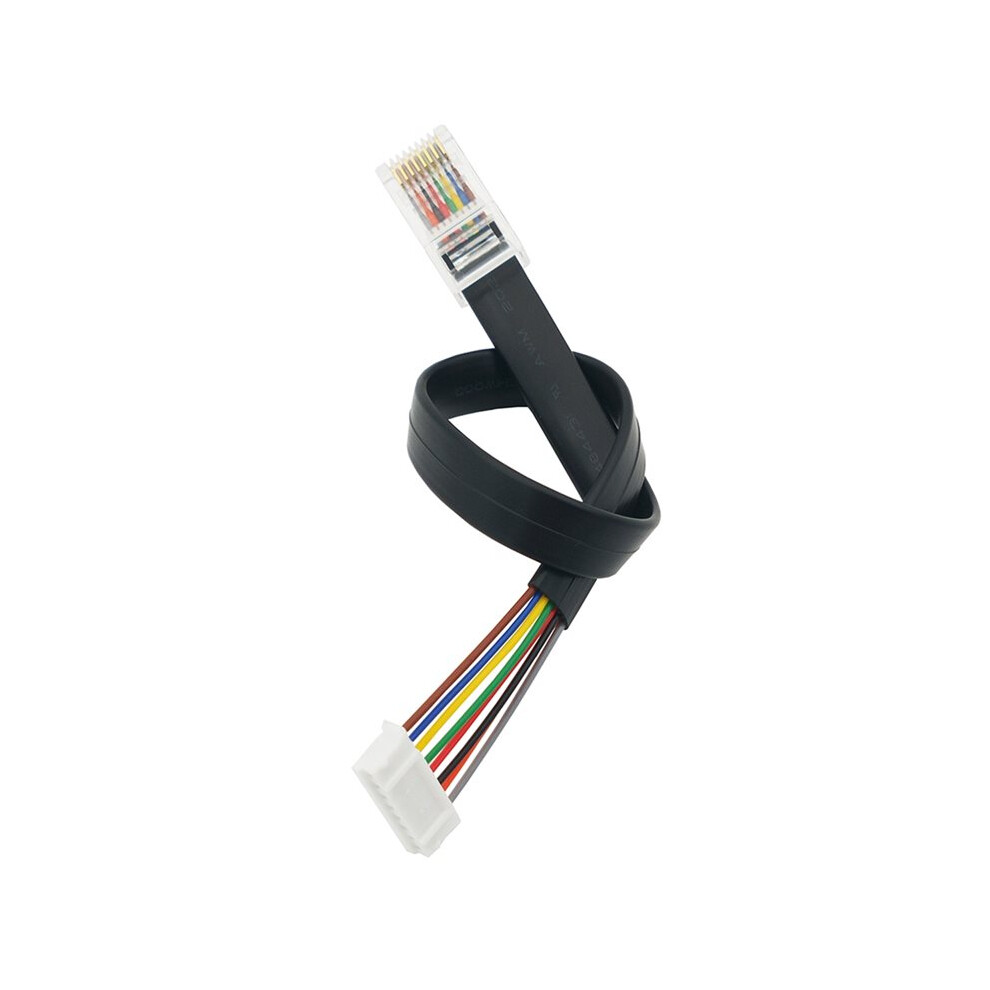 1M Rj45 Cable 8P8c To Ph2.0 8P Cable Modular Plug Female 8-Core Connection Cable Distance 2.0Mm Terminal Black 4714115009136