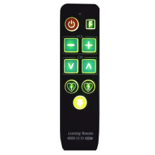 Lär Dig Fjärrkontrollen med Bakgrundsbelyst 9 Stora Knappar. Enkel för Äldre Personer. Arbeta med TV, VCR, STB, DVD, DVB-BOX.