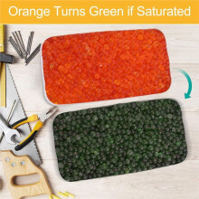 Confezione da 6 Contenitori di Gel di Silice Essiccante da 40 Grammi con Indicatore di Livello (da Arancione A Verde Scuro), Essiccante Riutilizzabile