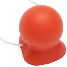 12 Stücke Rote Clownnase Hupende Quietschende Clownnase mit Elastischem Seil für Erwachsene Halloween Cosplay Kostümzubehör