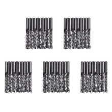 50 Stuks Cnc Freesbits 3,175 X 22 mm Enkele Fluit Spiraalcarbide Cnc Freesbits