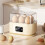Electric Egg Boiler with Timer Auto Shut Off Egg Steamer for Breakfast Egg Maker 6 Eggs Boiled Machine Cooker EU Plug 6