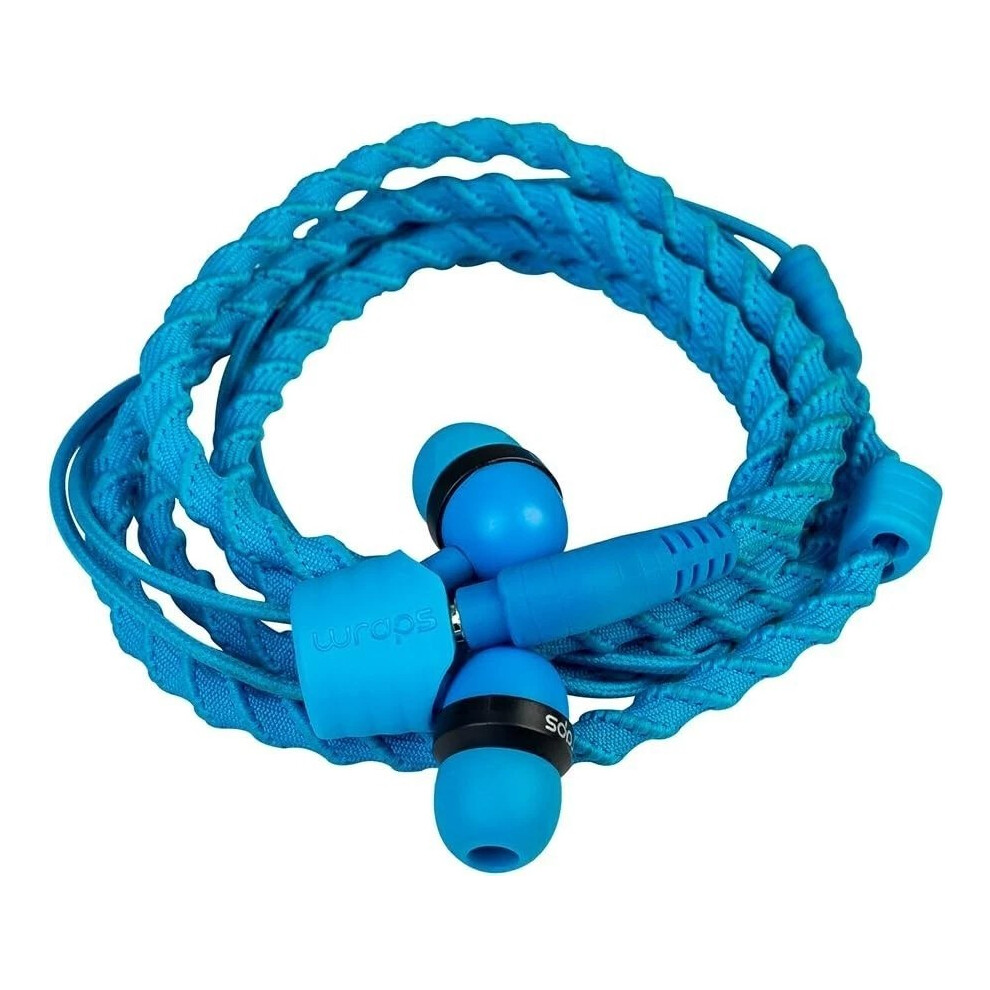 Wraps Wristband Headphones - Classic - In Ear Blue 5060382792431