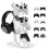 Universal 3-Layer Controller Holder and Headphone Holder Game Accessories for PS5 PS4 Storage Holder Transparent 3