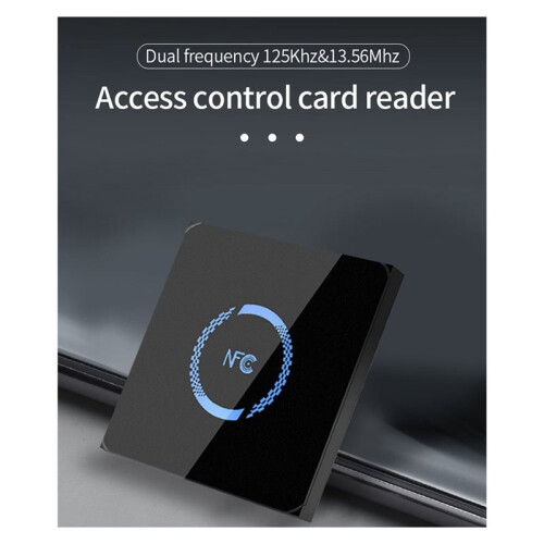 New Dual-Frequency Waterproof 125Khz+13.56Mhz Frequency RFID Card Reader Access Control Reader WG26/34 Output CC86R 1