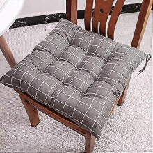 1 Set 40x40 Chair Pads, Decorative Cushions with 12 Stitching Patterns, Polyester Garden Cushion (A)