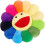 Sunflower Smiley Face Plush Cushion Pillow, 1pc 1