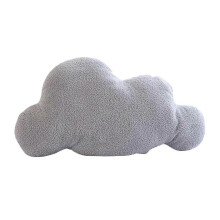 Almohada de felpa suave con forma de nube para exteriores, almohada para siestas en el coche, cojín para sofá, talla única.