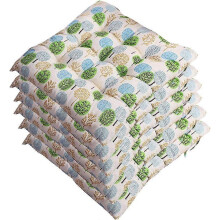 Set of 6 Chair Pads 40x40, Decorative Garden Cushions, Polyester, 2024