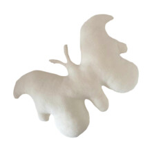 Butterfly Shaped Stuffed Pillow for Girls, Farmhouse Bedroom & Drawing Room Decor