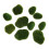 10 Pcs Artificial Moss Rocks Miniature Figurine for Terrariums Crafts 1