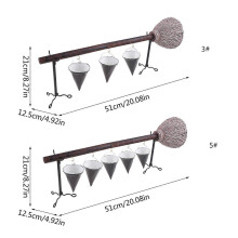 Halloween Magic Broom Snack Bowl Stand Resin Party Supplies for Home Wedding Baby Shower