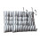 Cuscino per sedia da ufficio/casa Blue Warmth Simple, 40x40 cm, 2 pezzi 1