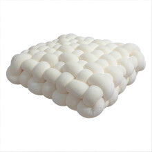 Cuscino quadrato intrecciato per schienale del divano