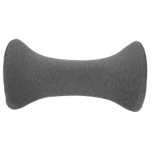 Cuscino per la gravidanza in memory foam, grigio, per un sonno confortevole e un supporto lombare.