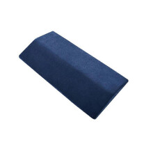 Almohada lumbar de espuma viscoelástica transpirable y elástica para embarazadas, ideal para el hogar o los viajes. Color azul marino.