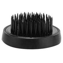 Flower Arranging Tools Black Round Ikebana Kenzan Lead Needle Flower Pin Holder (46mm)
