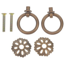 2 tiradores de puerta de estilo chino antiguo para armarios y muebles.
