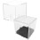 Baseball Clear Acrylic Display Case 2Pcs, Stable Design for Collectibles 1