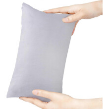 AURA Mini-Kissen 11" x 7" Kleines Reisekissen, einfarbiges Mini-Schlafkissen mit Kissenbezug