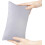 AURA Mini Pillow 11" x 7" Small Travel Pillow, Solid Color Tiny Nap Pillow with Pillowcase for 1