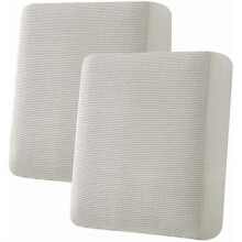 Fundas de cojín de asiento de jacquard súper elásticas, juego de 2 piezas, tamaño mediano para Island Fossi