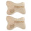 Beige Car Neck Pillow 2Pcs for Driving Seat Support 1